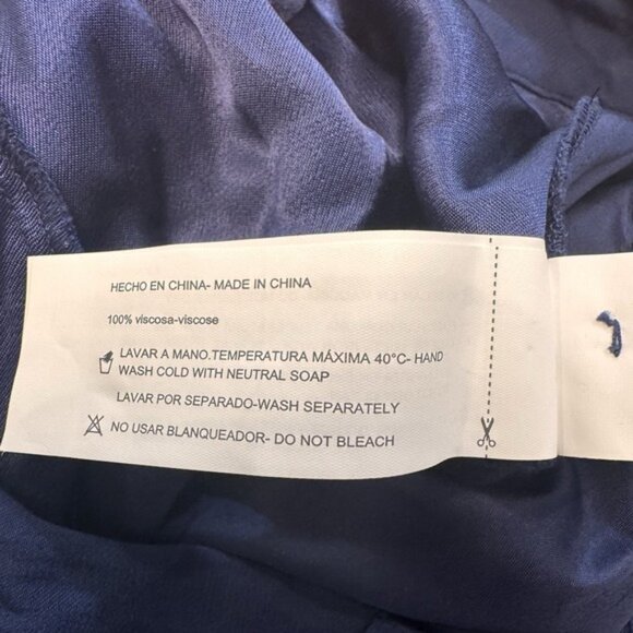 Rapsodia Womens High Wiasted Super Wide Leg Pants Trousers Red White Blue Size S - Picture 13 of 13